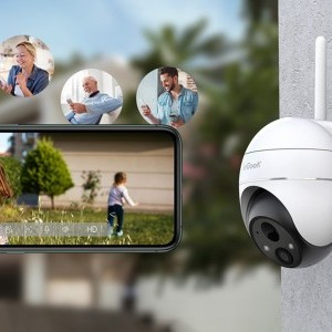 Vezeték nélküli 3MP WiFi kültéri kamera ieGeek ZS-GX1S fehér 5200mAh-7