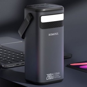 Powerbank Romoss PMT75-DC 75000mAh 280W (fekete)-4