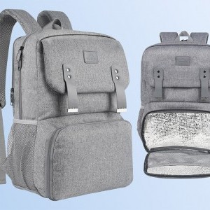 Lunch / Laptop hátizsák 15.6'' Matein 1161 Szürke USB-3