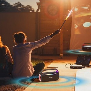  Hordozható Bluetooth Hangszóró Karaoke Blitzwolf BW-WA7 120W-3