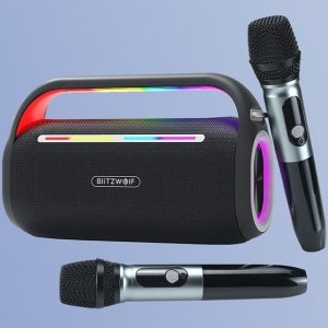  Hordozható Bluetooth Hangszóró Karaoke Blitzwolf BW-WA7 120W-11