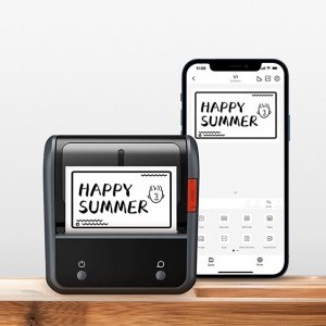 Niimbot B3S_P thermo, termikus címkenyomtató szürke Bluetooth-5