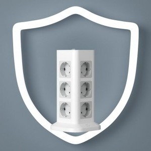  Elosztó USB porttal Tessan TS-TPS04-DE (fehér)-2