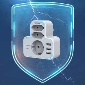 Tessan fali aljzat, elosztó TS-327 USB porttal-7