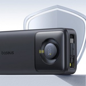 Baseus Free2Pull 20000mAh 65W powerbank + kábel (fekete)-4