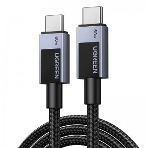 Kábel USB-C to USB-C Ugreen L524 PD 3A 2m (szürke)