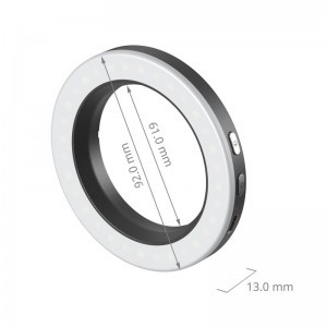 Smallrig 5203 Vibe P30 67mm Ring LED Video Light Universal Threaded Filter Adapter Kit-3