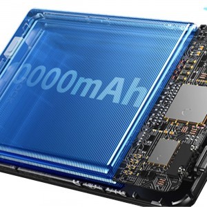 Dudao K29 10000mAh PD 20W MagSafe Powerbank fémházzal, állvánnyal és beépített USB-C/Lightning kábelekkel - Ezüst-3