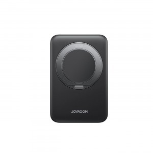 Joyroom JR-PBM12 10000mAh 22.5W Qi2 Powerbank, MagSafe-kompatibilis, gyűrűs talppal - Fekete