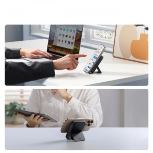 Joyroom JR-PBM11 Powerbank 10000mAh 22.5W Qi2, MagSafe kompatibilis, állvánnyal - fekete-5