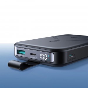 Joyroom JR-PBM11 Powerbank 10000mAh 22.5W Qi2, MagSafe kompatibilis, állvánnyal - fekete-4