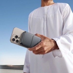 Joyroom JR-PBM11 Powerbank 10000mAh 22.5W Qi2, MagSafe kompatibilis, állvánnyal - fekete-3