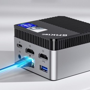 MINI PC GMKtec G5 Intel N97 12GB RAM + 256GB Fekete-5