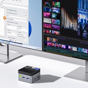MINI PC GMKtec G5 Intel N97 12GB RAM + 256GB Fekete-6