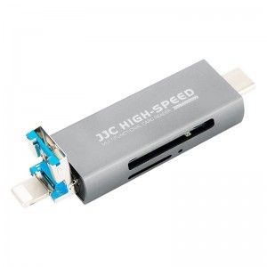 JJC CR-UCL1 Multifunkcionális kártyaolvasó (Szürke)-2