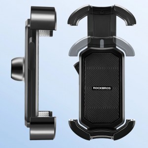 Rockbros 25210032001 biciklis mobiltelefon tartó a kormányhoz - fekete-11