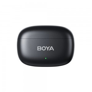 BOYA Mini 12 Ultrakompakt vezeték nélküli mikrofon 2 adó + 2 vevő (USB-C + Lightning csatlakozó) + 1 töltőtok. Fekete-2
