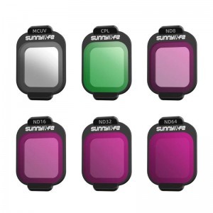 Sunnylife 6 db Lens MCUV, CPL, ND8, ND16, ND32, ND64 szűrők DJI Fliphez