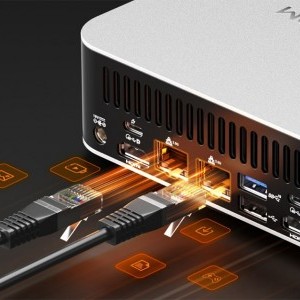 Mini-PC GEEKOM A8 Max Ryzen 7 8745HS 32GB RAM 1TB + Win11 Pro-4