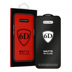 Tel Protect Full Glue 6D Matt Tvrdené Sklo Samsung Galaxy S24 Čierne (s odomykaním odtlačkom prsta) ochranná fólia