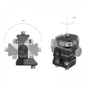 Smallrig 2904B Swivel and Tilt Adjustable Monitor Mount with 1/4"-20-2