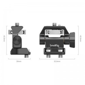 Smallrig 2904B Swivel and Tilt Adjustable Monitor Mount with 1/4"-20-3