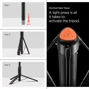 Spigen S541w Bluetooth Selfie Bot Állvány Fekete-5