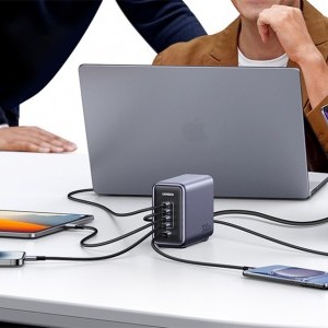 UGREEN CD333 Nexode 300W 5-Port PD GaN Töltő Szürke-5