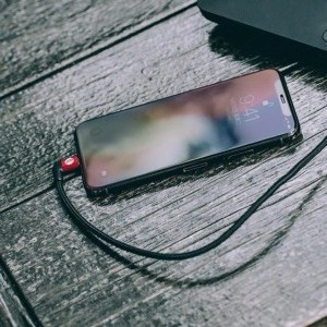 USB-A-Lightning MFI 350 mm-es PGYTECH kábel (P-GM-115), Kábel, csatlakozó-2