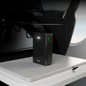 Powerbank SBS 20000 mAh 20W beépített USB-C kábellel és digitális kijelzővel - fekete-11