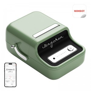 Hordozható címkenyomtató Niimbot B21 Pro (zöld)-1