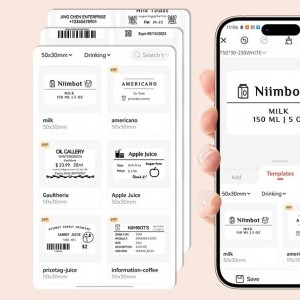 Hordozható címkenyomtató Niimbot B21 Pro (zöld)-9