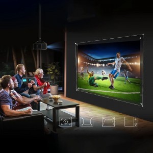 Yaber K3 Pro LCD FullHD 1080p Multimédia Projektor JBL Hangszórókkal és Mélynyomóval - Fekete-12