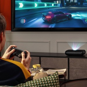 Yaber K300s Multimédiás Lézer RGB FullHD 1080p Projektor JBL Hangszórókkal - Fekete-6