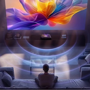 Yaber K300s Multimédiás Lézer RGB FullHD 1080p Projektor JBL Hangszórókkal - Fekete-8