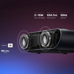 Yaber K300s Multimédiás Lézer RGB FullHD 1080p Projektor JBL Hangszórókkal - Fekete-12