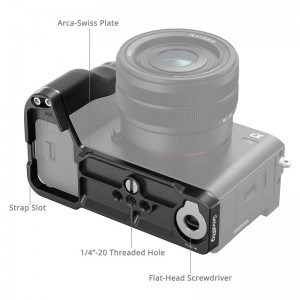 Smallrig 4797 L-Shape Mount Plate with Silicone Handle for Sony Alpha 7C II / Alpha 7CR-2