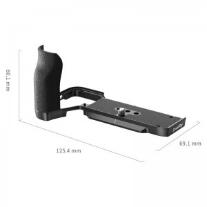 Smallrig 4797 L-Shape Mount Plate with Silicone Handle for Sony Alpha 7C II / Alpha 7CR-3