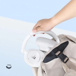 Tronsmart Soundfii Q20S Hibrid ANC Vezeték nélküli Fejhallgató Aktív zajszűrővel - Fehér-7