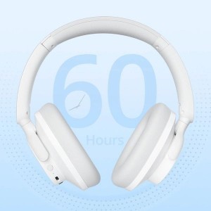 Tronsmart Soundfii Q20S Hibrid ANC Vezeték nélküli Fejhallgató Aktív zajszűrővel - Fehér-6