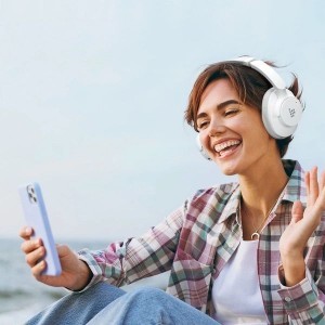 Tronsmart Soundfii Q20S Hibrid ANC Vezeték nélküli Fejhallgató Aktív zajszűrővel - Fehér-5