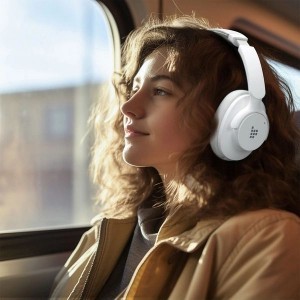 Tronsmart Soundfii Q20S Hibrid ANC Vezeték nélküli Fejhallgató Aktív zajszűrővel - Fehér-16