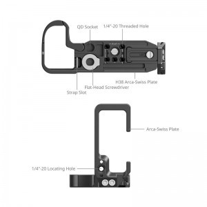 Smallrig 5256 L-Shaped Mount Plate for Nikon Z5II-4