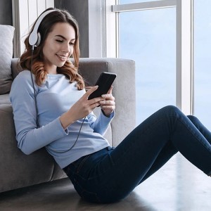  Techsuit - Prémium kábeladapter SoundShell (AC10) - iOS-hoz 3,5 mm-es Jack, DAC chip, 16bit/48kHz, 1,5m - Szürke-2