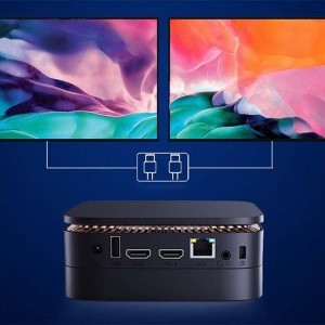 MINI PC AceMagic AK1 PLUS, Intel N97 16GB RAM + 512GB fekete-1