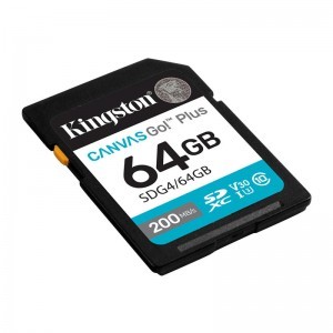 Kingston SDXC 64GB Canvas Go Plus Gen4 200R C10 UHS-I U3 V30 memóriakártya-1