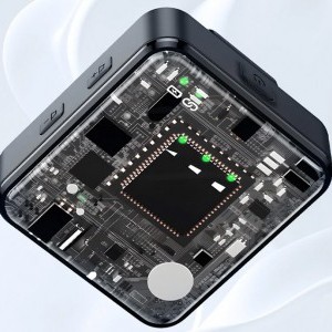 BlitzWolf Vezeték nélküli Mikrofon BW-SX63, 1000mAh (fekete)-5