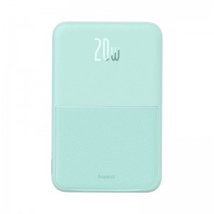Baseus MagPro Mágneses Powerbank, 5000mAh, 20W, MagSafe (menta)-11