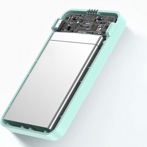 Baseus MagPro Mágneses Powerbank, 5000mAh, 20W, MagSafe (menta)-13