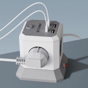 Hálózati elosztó BlitzWolf BW-EC1 4xAC 2xUSB-A 2xUSB-C-2